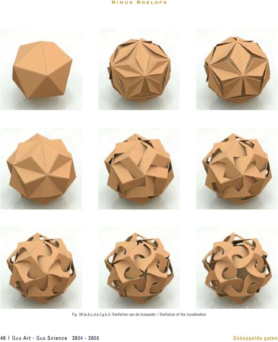 icosahedron 20 46 Gekoppelde Qua Art -