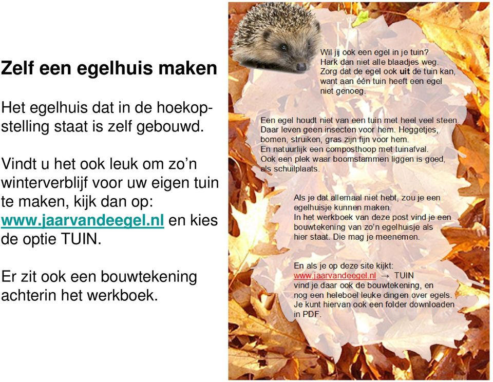 Vindt u het ook leuk om zo n winterverblijf voor uw eigen tuin te