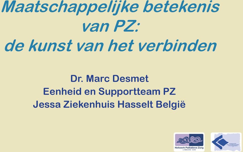 Marc Desmet Eenheid en