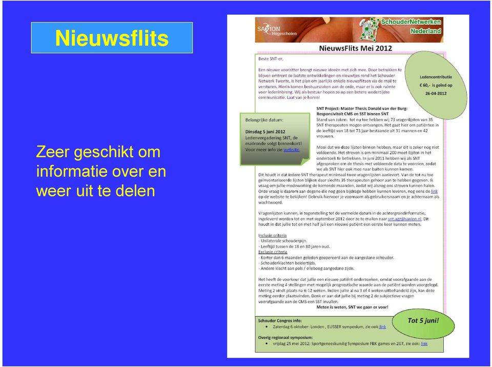 informatie over