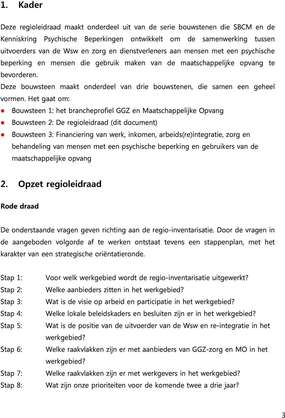 Deze bouwsteen en mensen maakt die onderdeel gebruik van maken drie van bouwstenen, de maatschappelijke die samen een opvang geheel te Bouwsteen 1: 2: het De regioleidraad brancheprofiel (dit GGZ