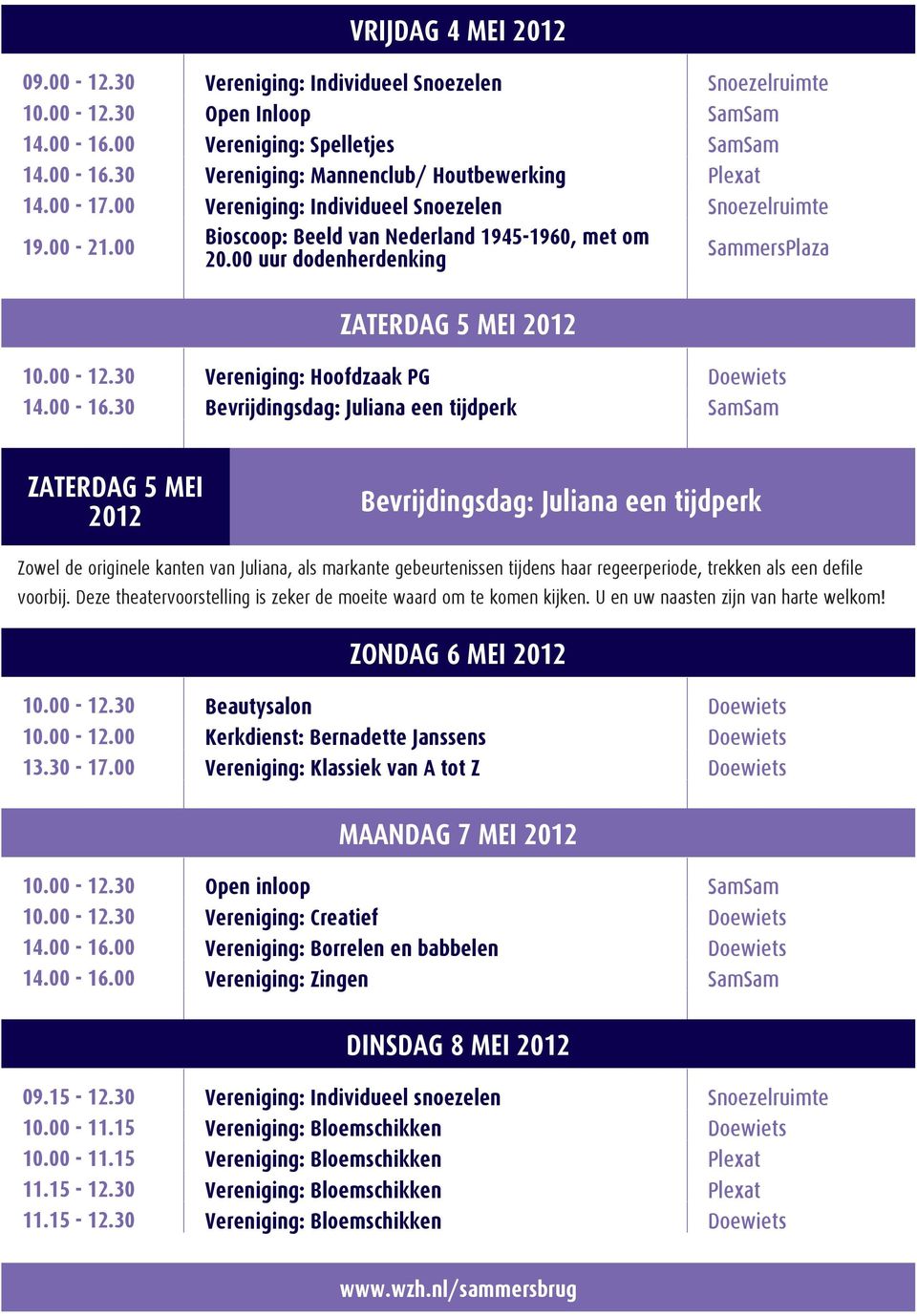 30 Vereniging: Hoofdzaak PG 14.00-16.