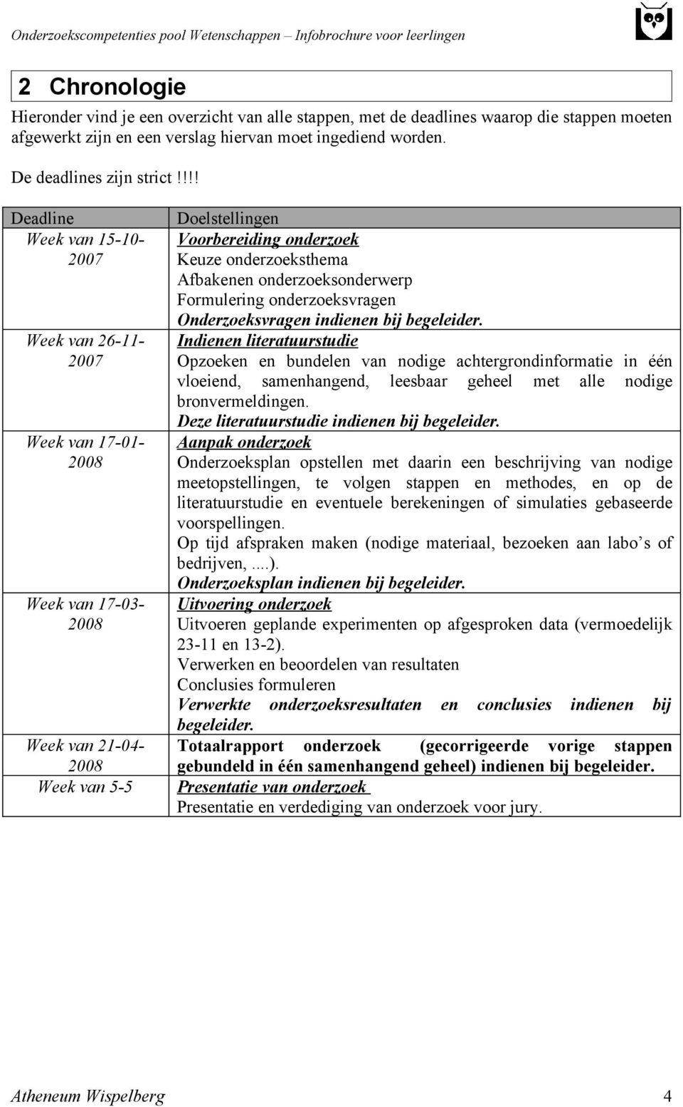 Afbakenen onderzoeksonderwerp Formulering onderzoeksvragen Onderzoeksvragen indienen bij begeleider.