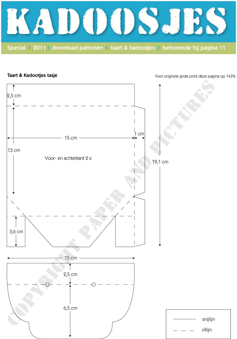 15 cm 13 cm Voor- en achterkant 2 x 3,6 cm 15 cm Voor