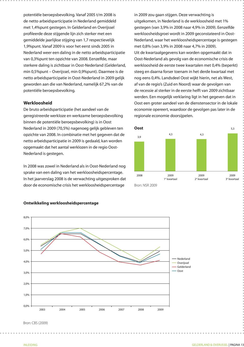 Vanaf 29 is voor het eerst sinds 25 in Nederland weer een daling in de netto arbeidsparticipatie van,3%punt ten opzichte van 28.