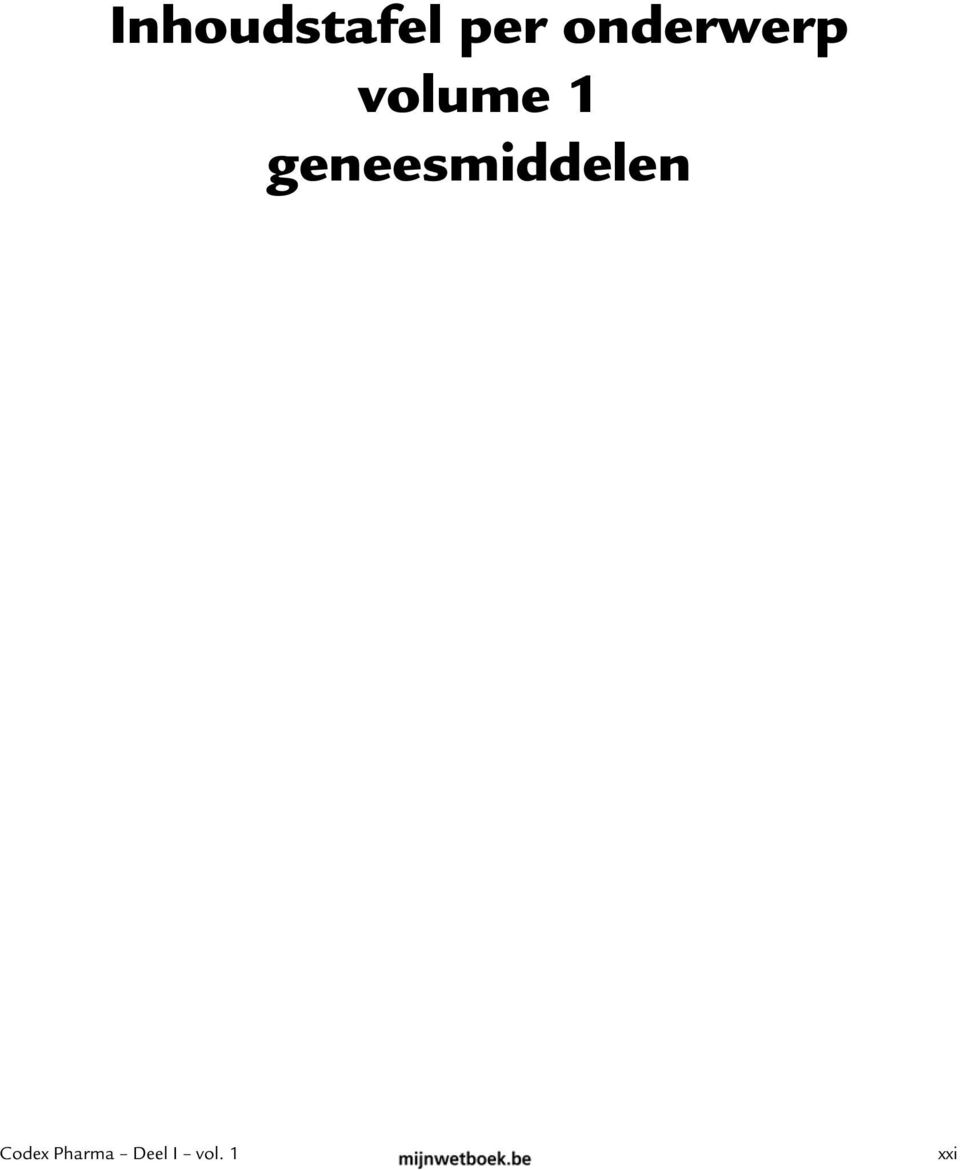 geneesmiddelen Codex