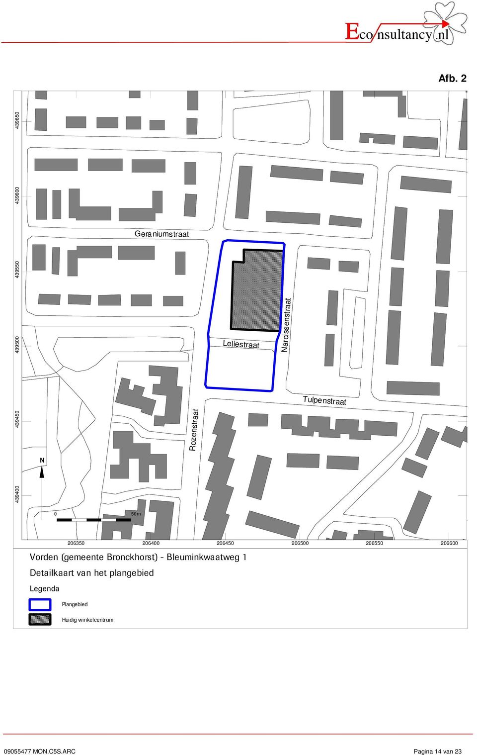 206600 Vorden (gemeente Bronckhorst) - Bleuminkwaatweg 1 Detailkaart van het