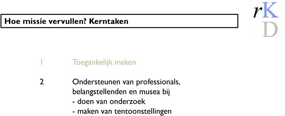 Ondersteunen van professionals,