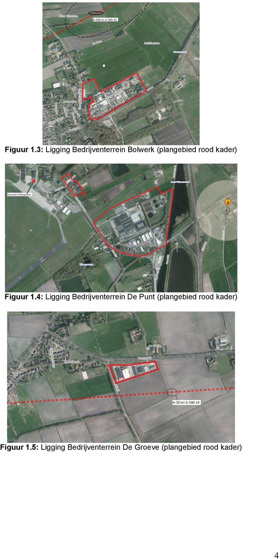 kader) 4: Ligging Bedrijventerrein De Punt