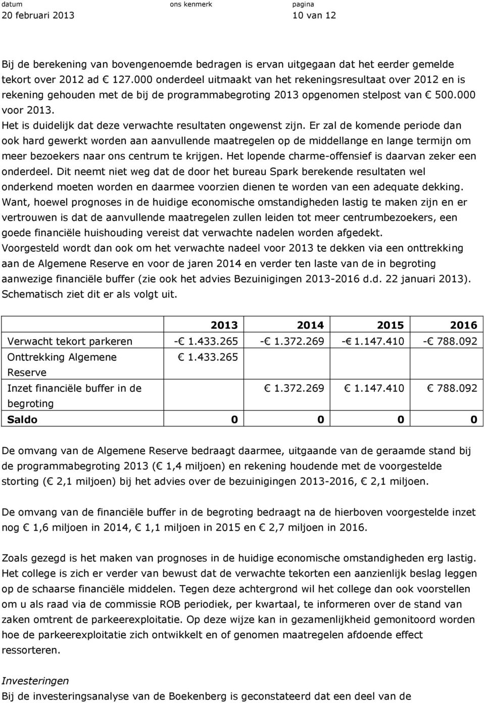 Het is duidelijk dat deze verwachte resultaten ongewenst zijn.