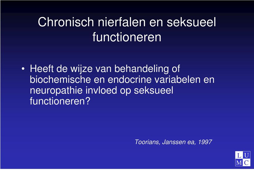 en endocrine variabelen en neuropathie invloed