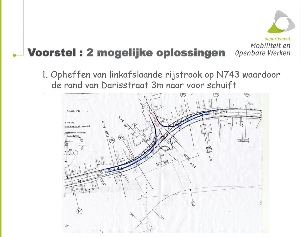 Opheffen van linkafslaande