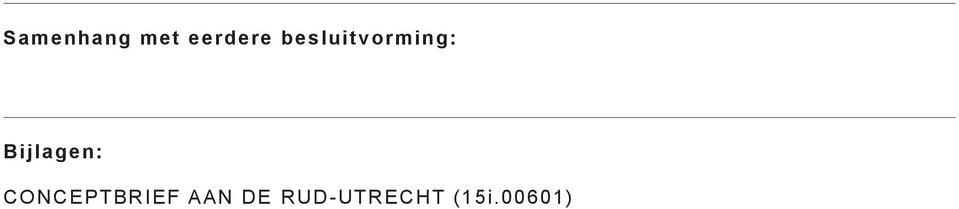 Bijlagen: CONCEPTBRIEF