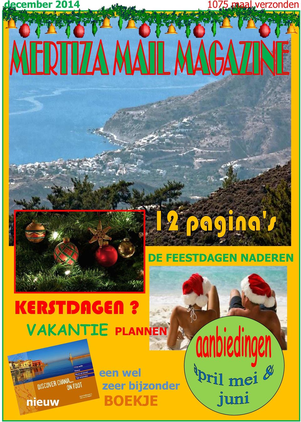 NADEREN KERSTDAGEN?