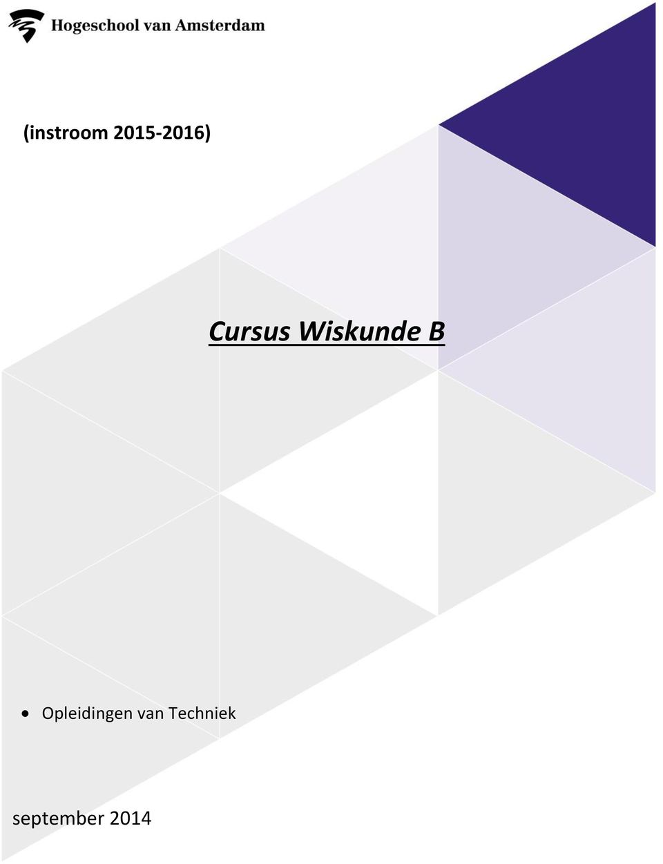 Wiskunde B