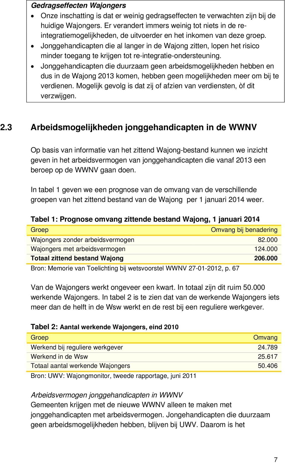 Jonggehandicapten die al langer in de Wajong zitten, lopen het risico minder toegang te krijgen tot re-integratie-ondersteuning.