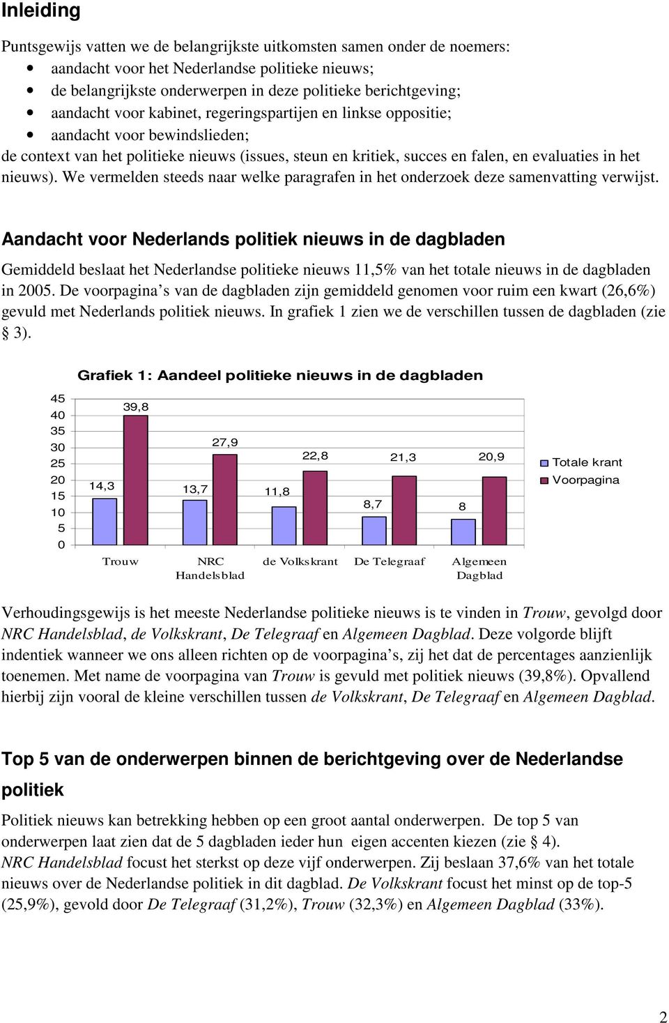 We vermelden steeds naar welke paragrafen in het onderzoek deze samenvatting verwijst.