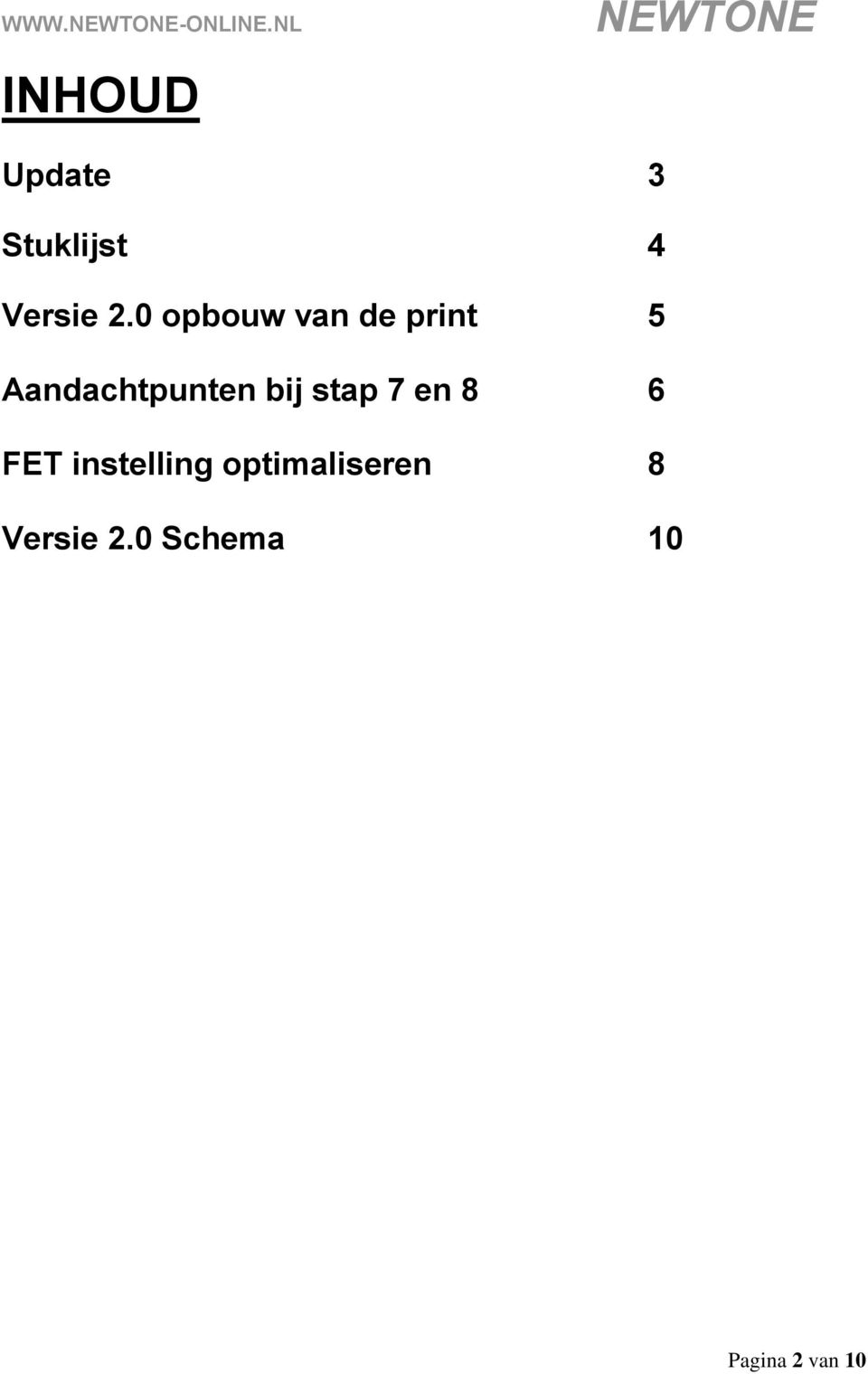 bij stap 7 en 8 6 FET instelling