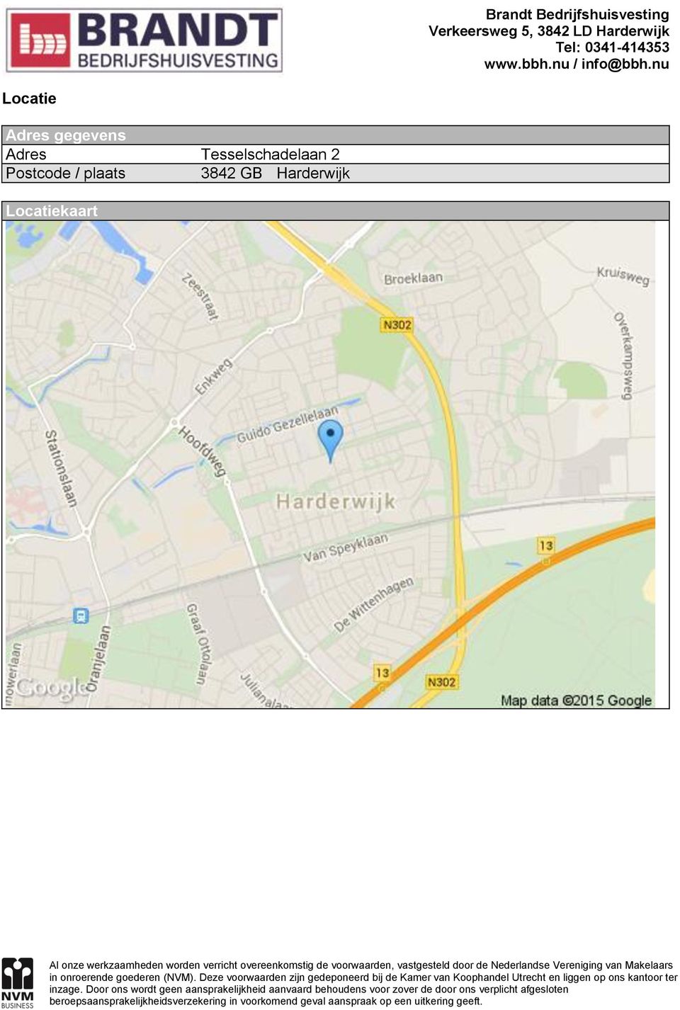 Postcode / plaats 3842