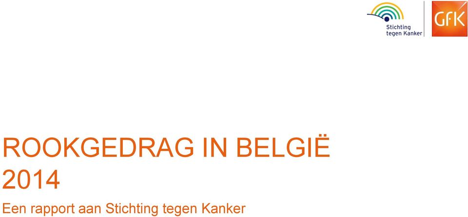 Kanker GfK Belgium 2014
