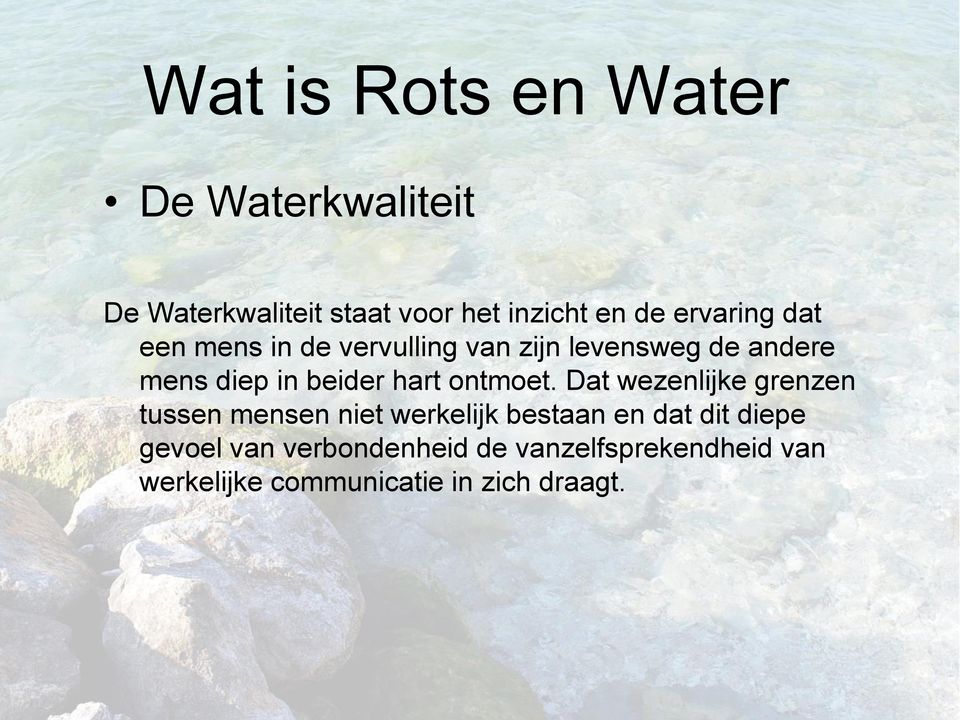 hart ontmoet.