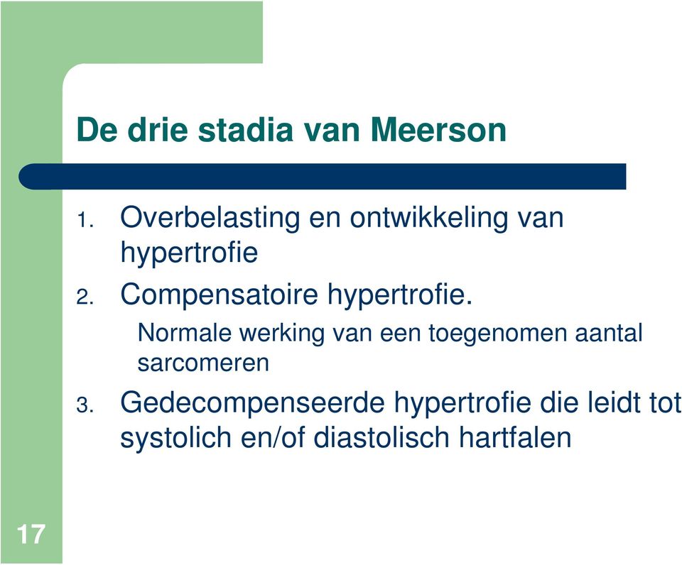 Compensatoire hypertrofie.