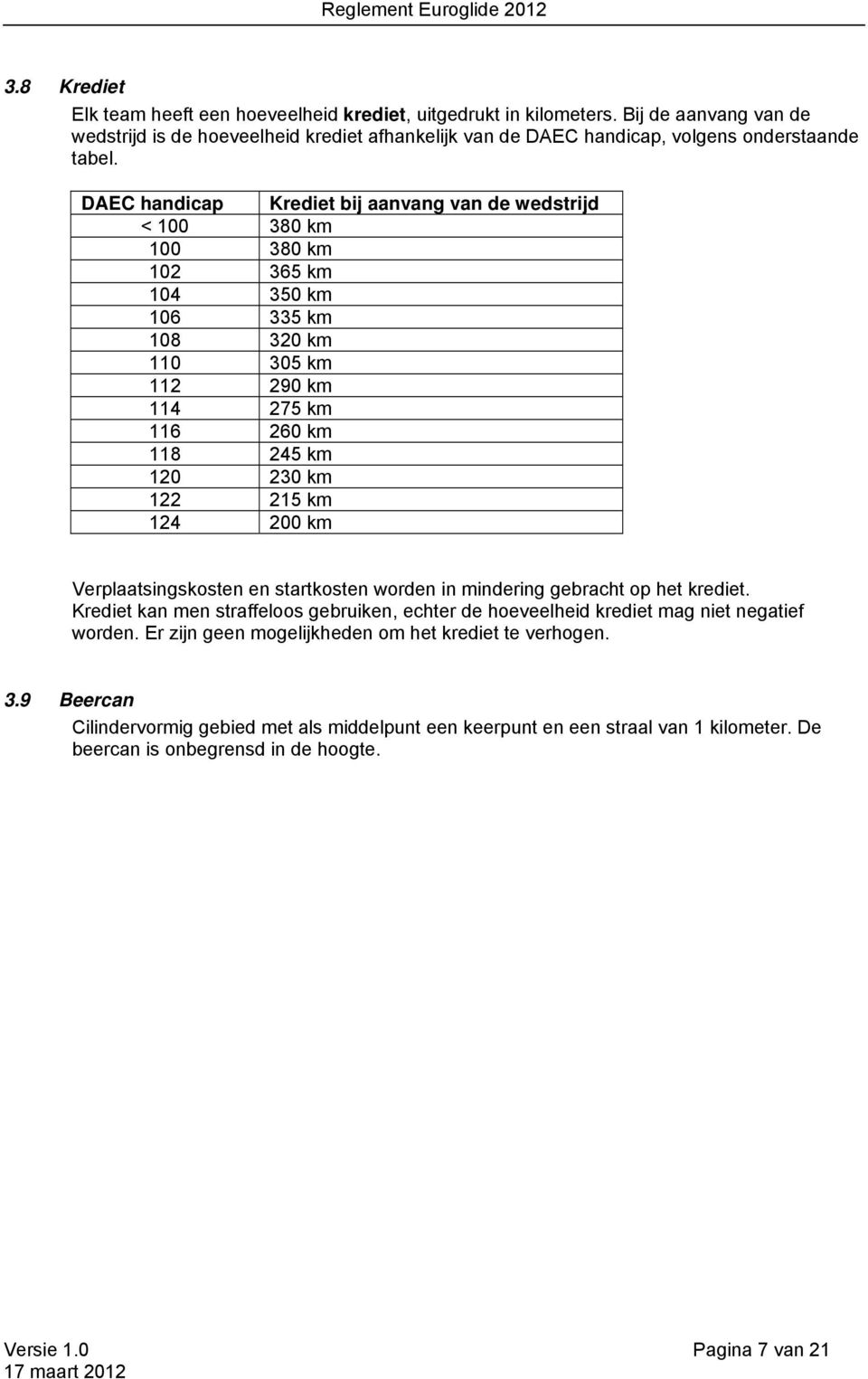 200 km Verplaatsingskosten en startkosten worden in mindering gebracht op het krediet. Krediet kan men straffeloos gebruiken, echter de hoeveelheid krediet mag niet negatief worden.