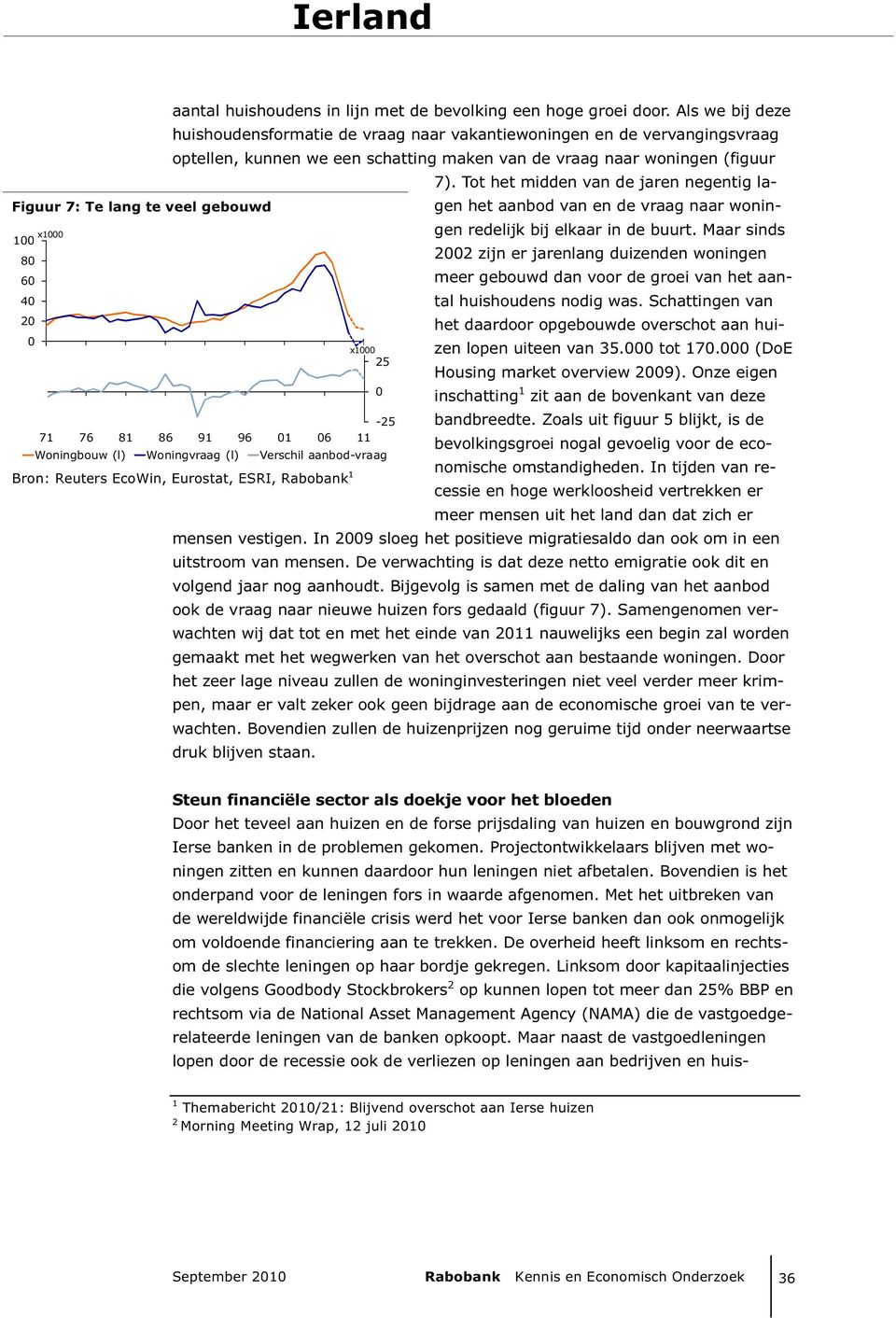 Als we bij deze huishoudensformatie de vraag naar vakantiewoningen en de vervangingsvraag optellen, kunnen we een schatting maken van de vraag naar woningen (figuur 7).