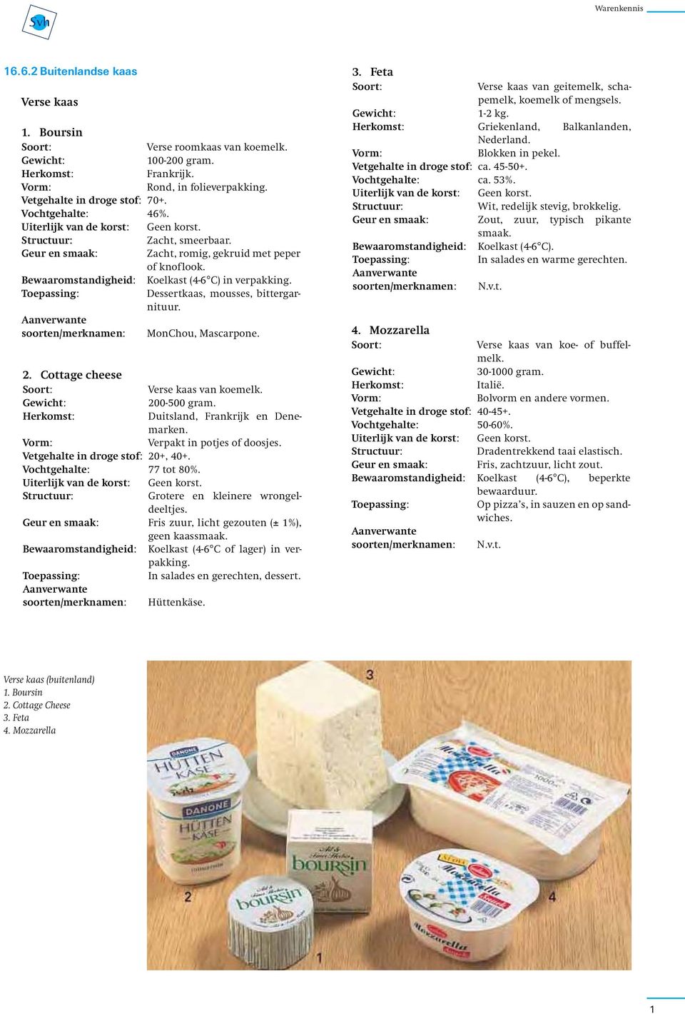 Cottage cheese Verse kaas van koemelk. 200-500 gram. Duitsland, Frankrijk en Denemarken. Verpakt in potjes of doosjes. Vetgehalte in droge stof: 20+, 40+. Vochtgehalte: 77 tot 80%.
