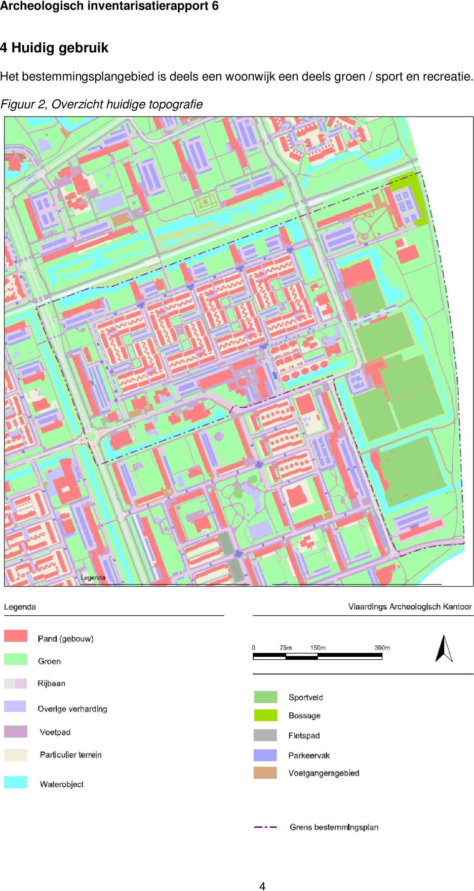 woonwijk een deels groen / sport en