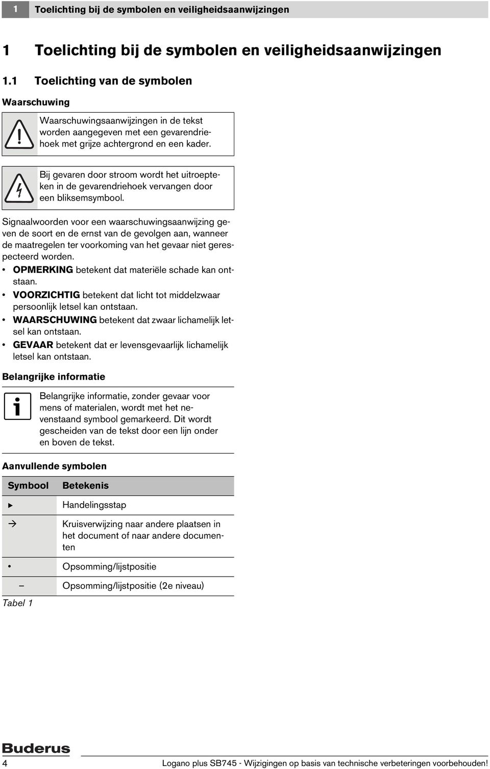 Bij gevaren door stroom wordt het uitroepteken in de gevarendriehoek vervangen door een bliksemsymbool.