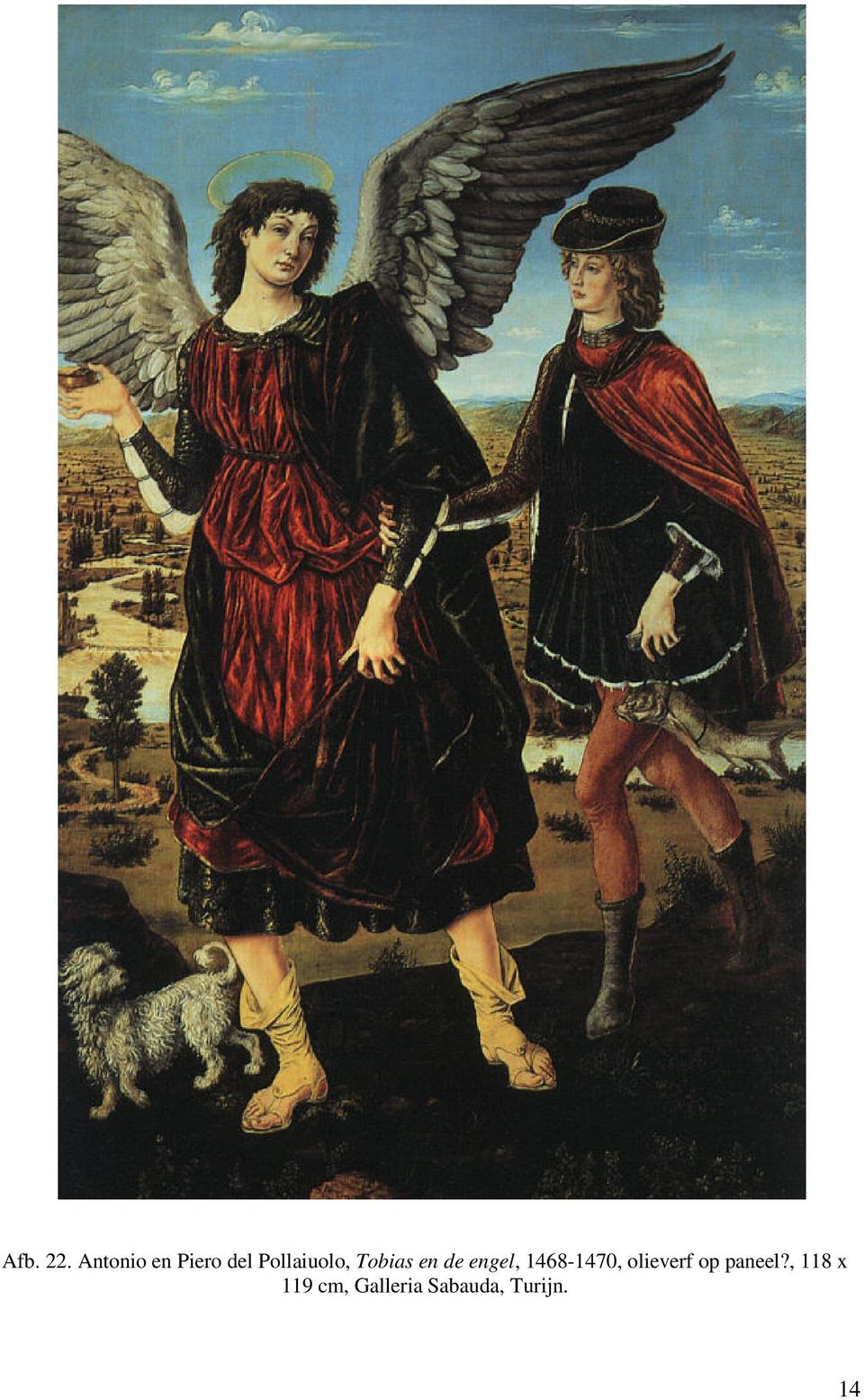 Tobias en de engel, 1468-1470,