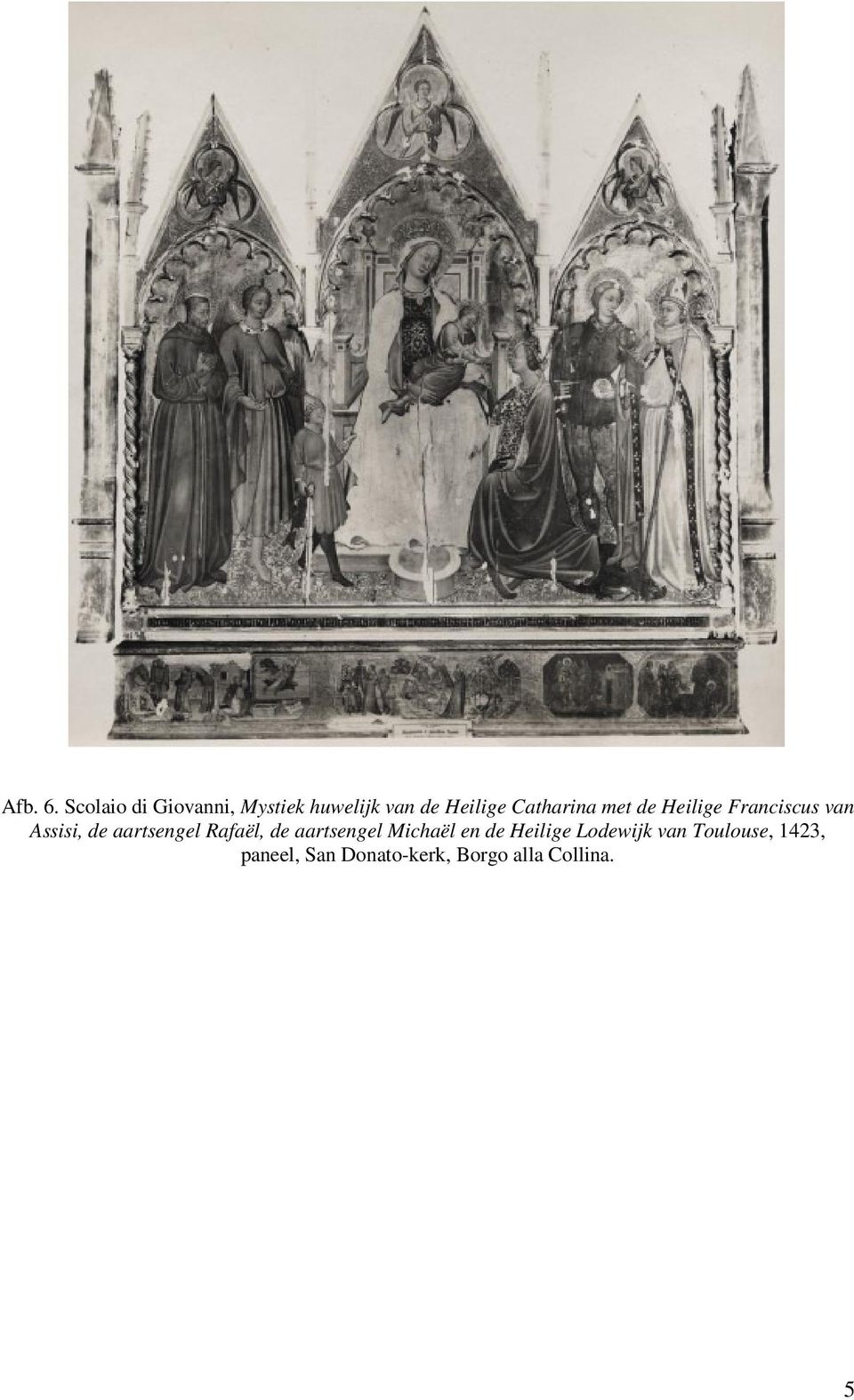 Catharina met de Heilige Franciscus van Assisi, de
