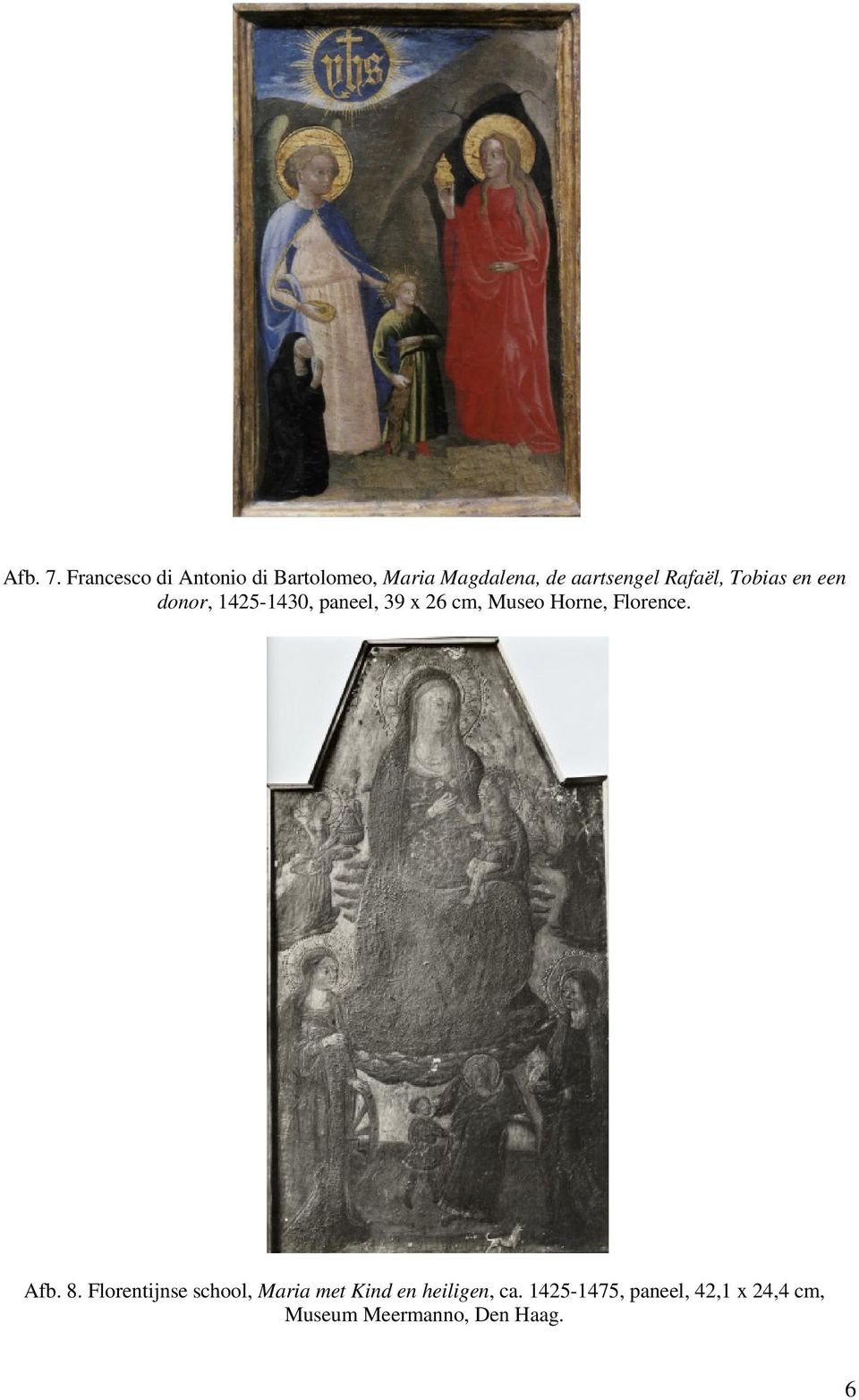 Rafaël, Tobias en een donor, 1425-1430, paneel, 39 x 26 cm, Museo