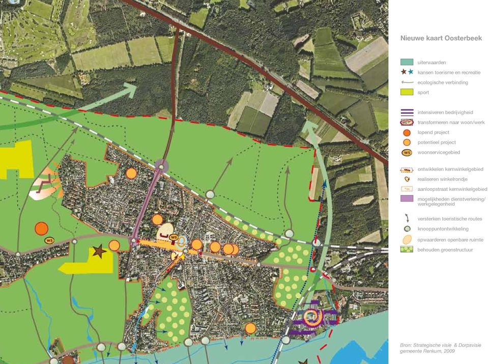 winkelrondje aanloopstraat kernwinkelgebied mogelijkheden dienstverlening/ werkgelegenheid versterken toeristische routes