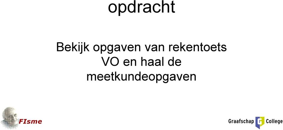 rekentoets VO en