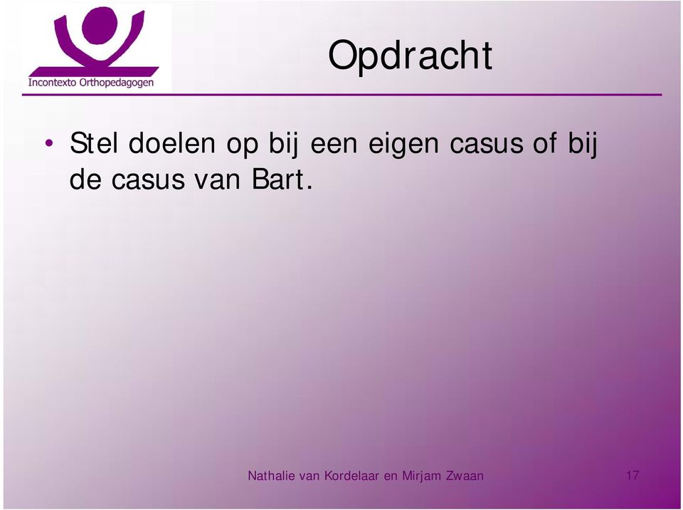 casus van Bart.