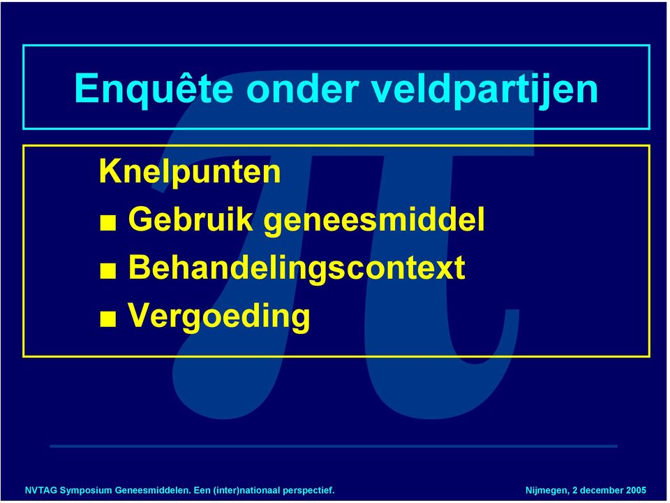 Knelpunten Gebruik