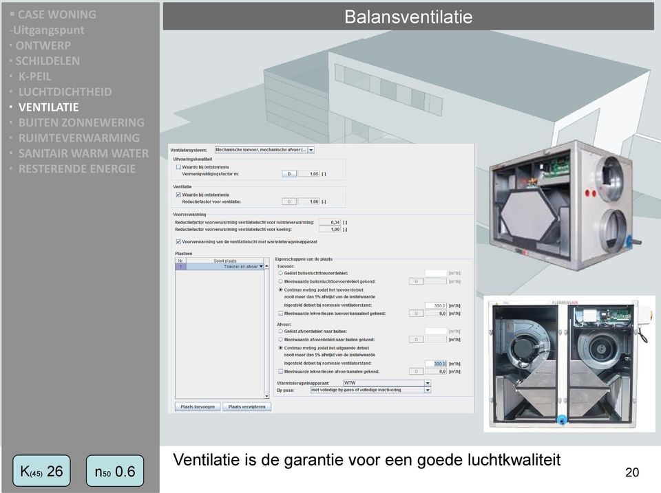 6 Ventilatie is de