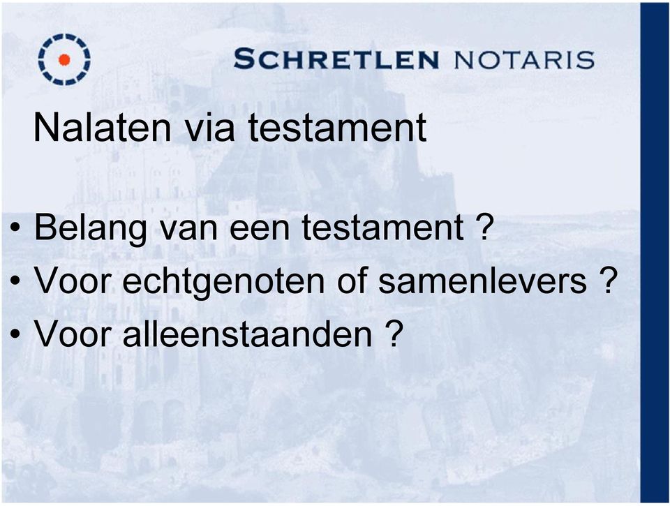 Voor echtgenoten of