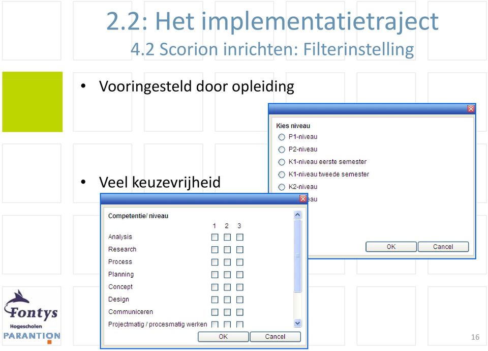 Vooringesteld door