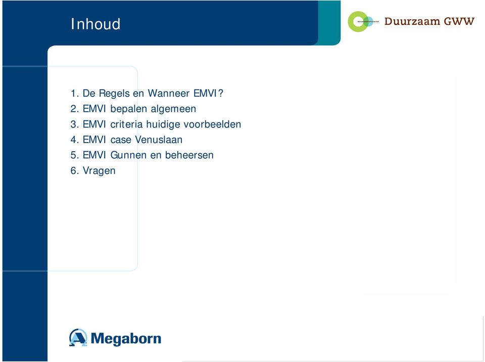 EMVI criteria huidige voorbeelden 4.