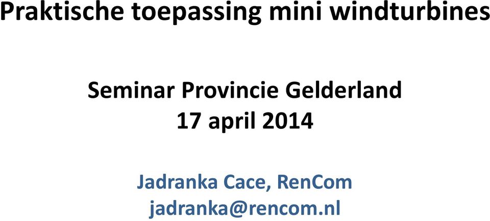 Gelderland 17 april 2014