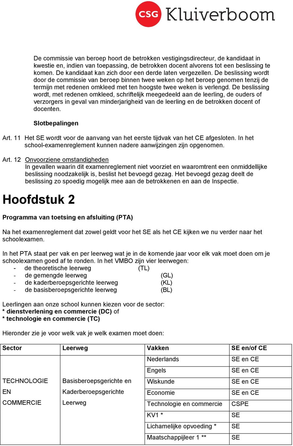 De beslissing wordt door de commissie van beroep binnen twee weken op het beroep genomen tenzij de termijn met redenen omkleed met ten hoogste twee weken is verlengd.