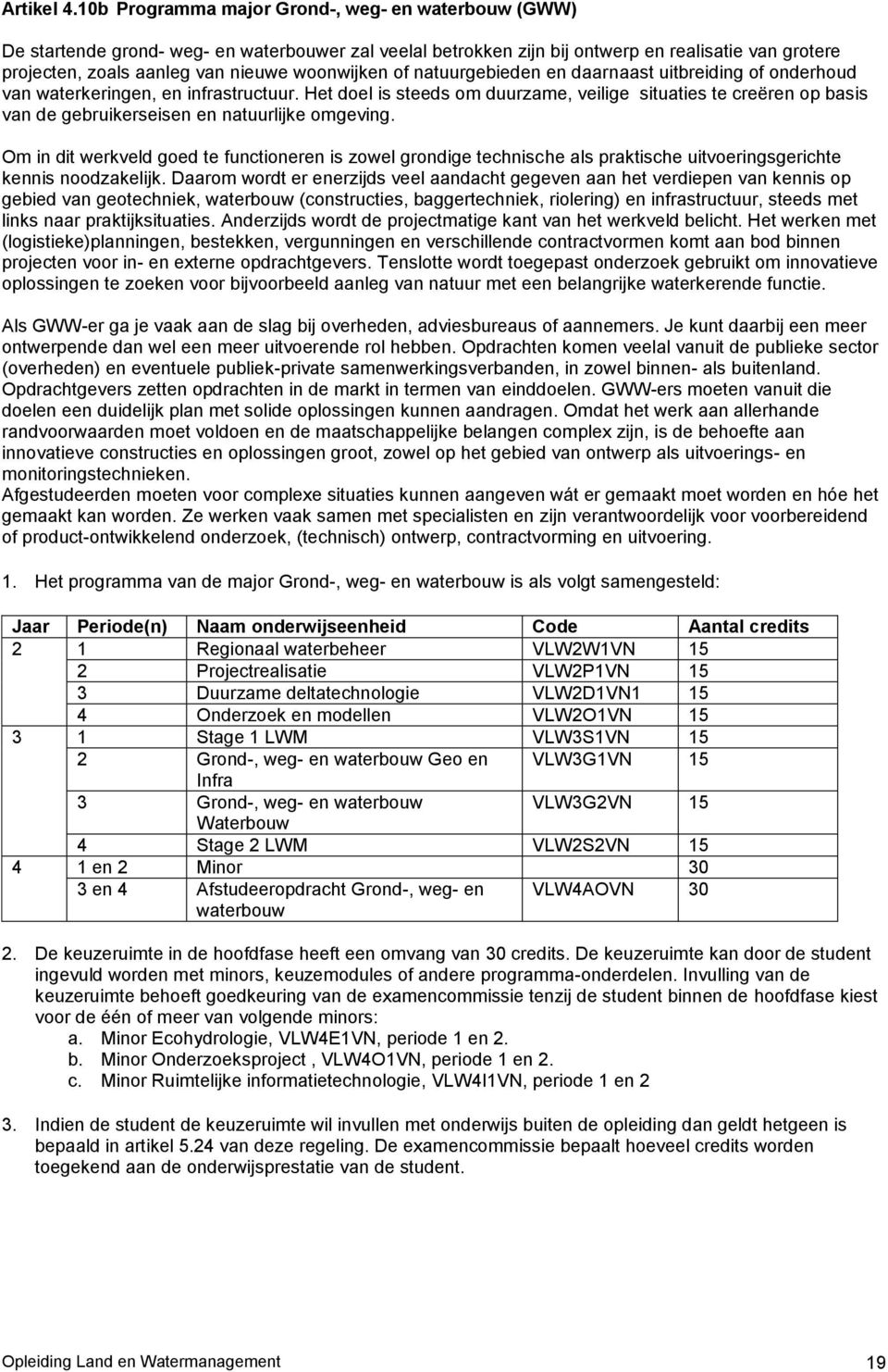 woonwijken of natuurgebieden en daarnaast uitbreiding of onderhoud van waterkeringen, en infrastructuur.