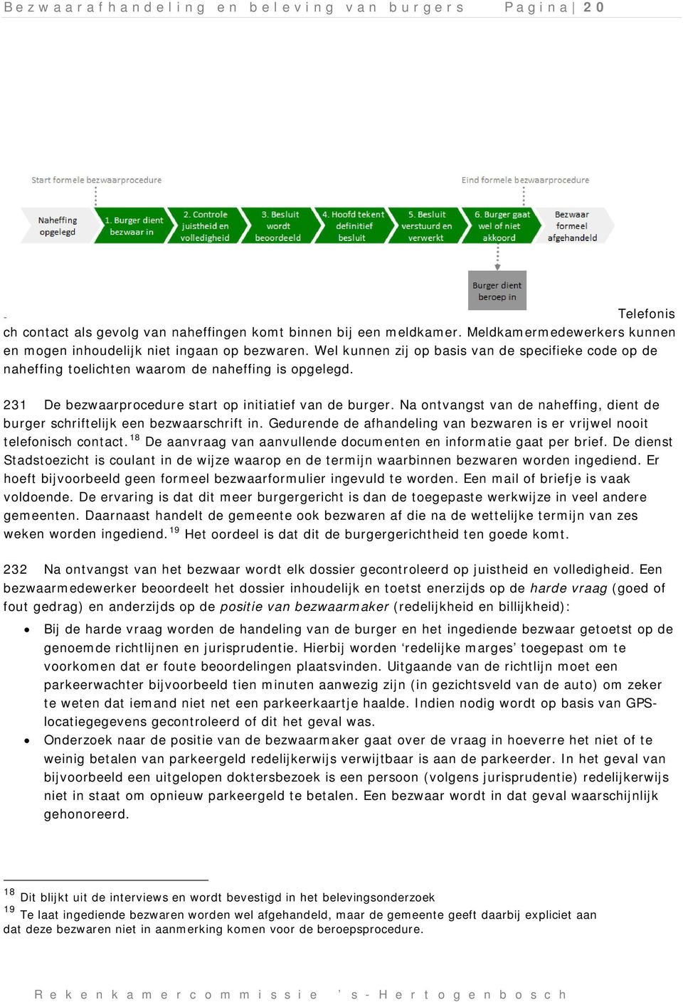 231 De bezwaarprocedure start op initiatief van de burger. Na ontvangst van de naheffing, dient de burger schriftelijk een bezwaarschrift in.