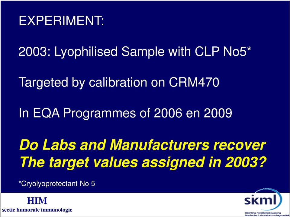 Do Labs and Manufacturers recover The target values assigned