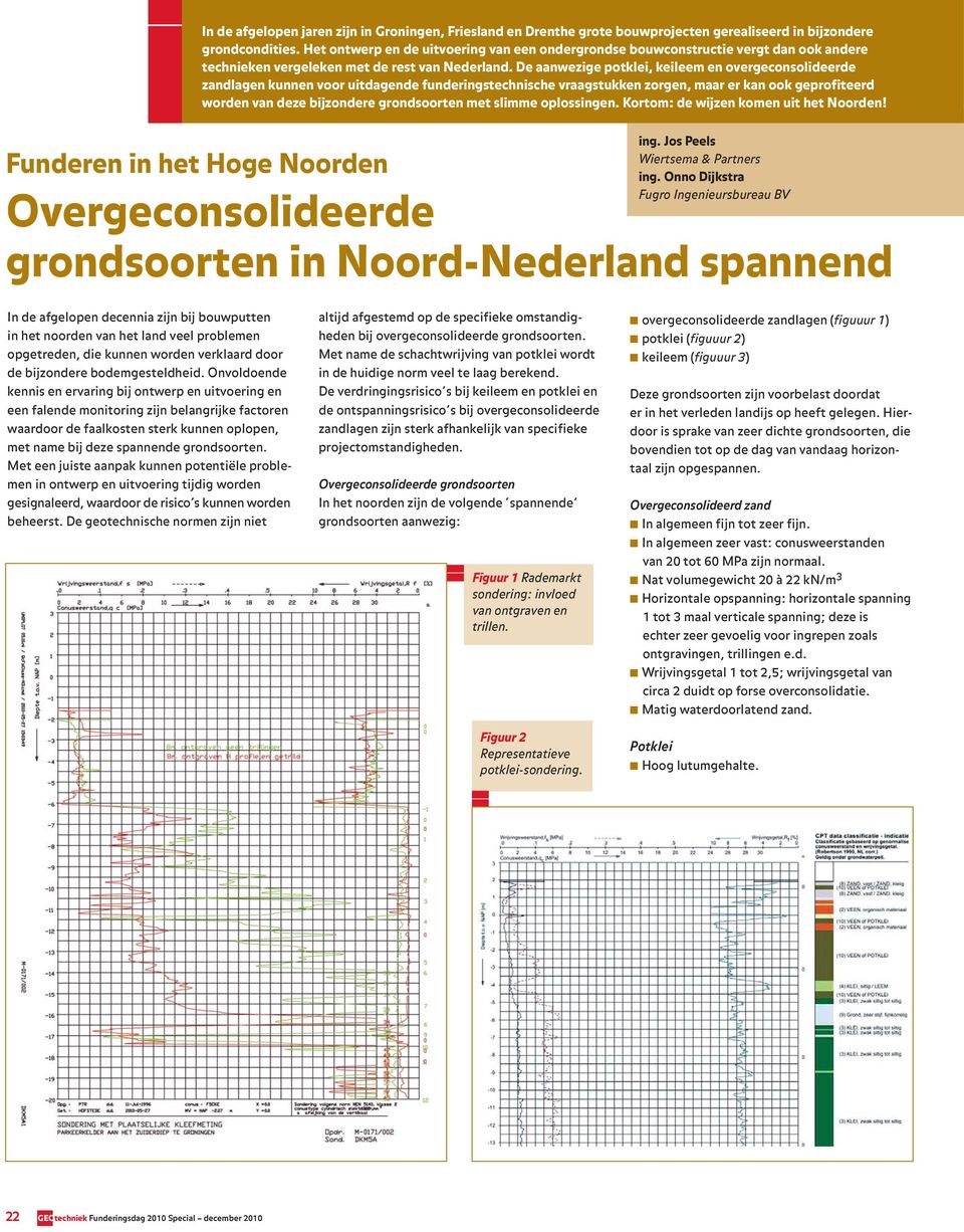 De aanwezige potklei, keileem en overgeconsolideerde zand lagen kunnen voor uitdagende funderingstechnische vraagstukken zorgen, maar er kan ook geprofiteerd worden van deze bijzondere grondsoorten