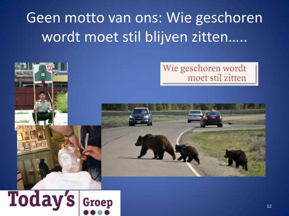 geschoren wordt