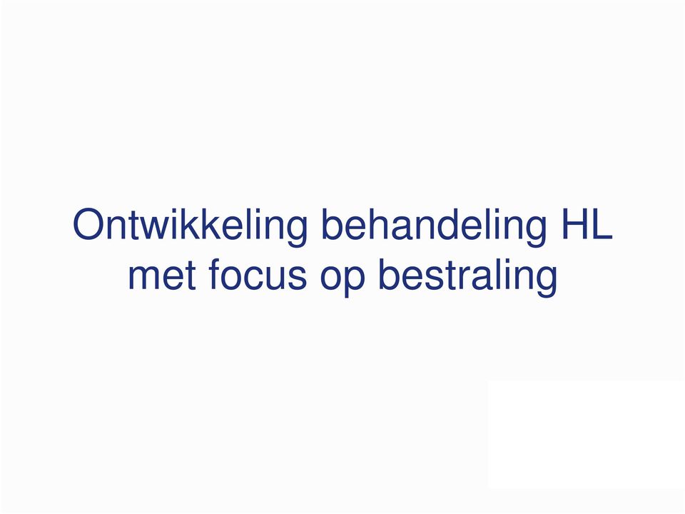 HL met focus